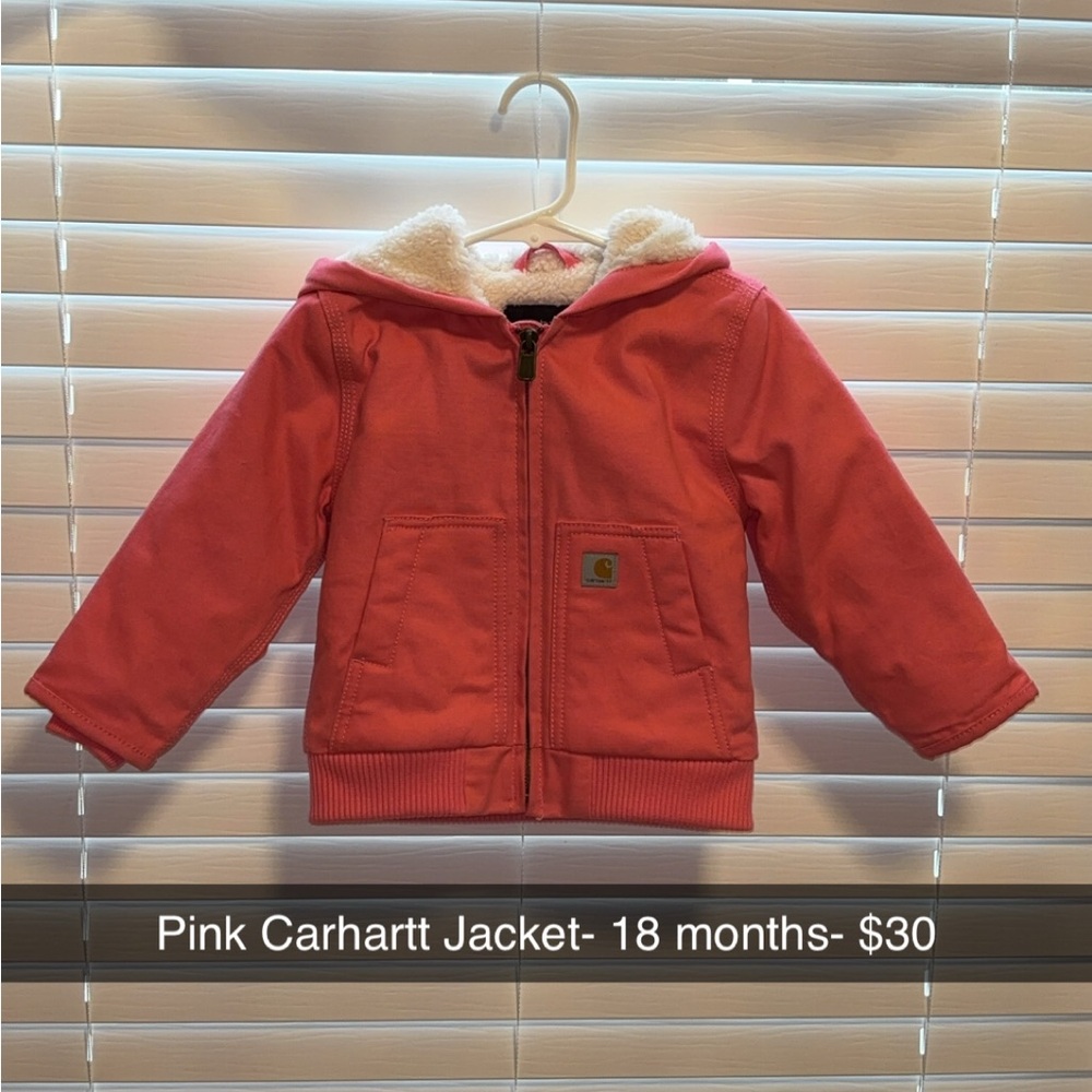 Carhartt Kids Pink Jacket